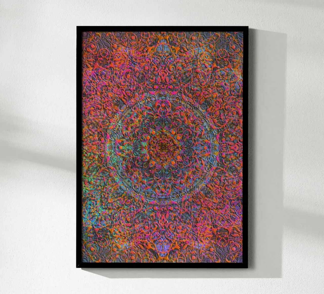 Mandala magico poster con telaio in plastica da Justyna Jaszke JBJart