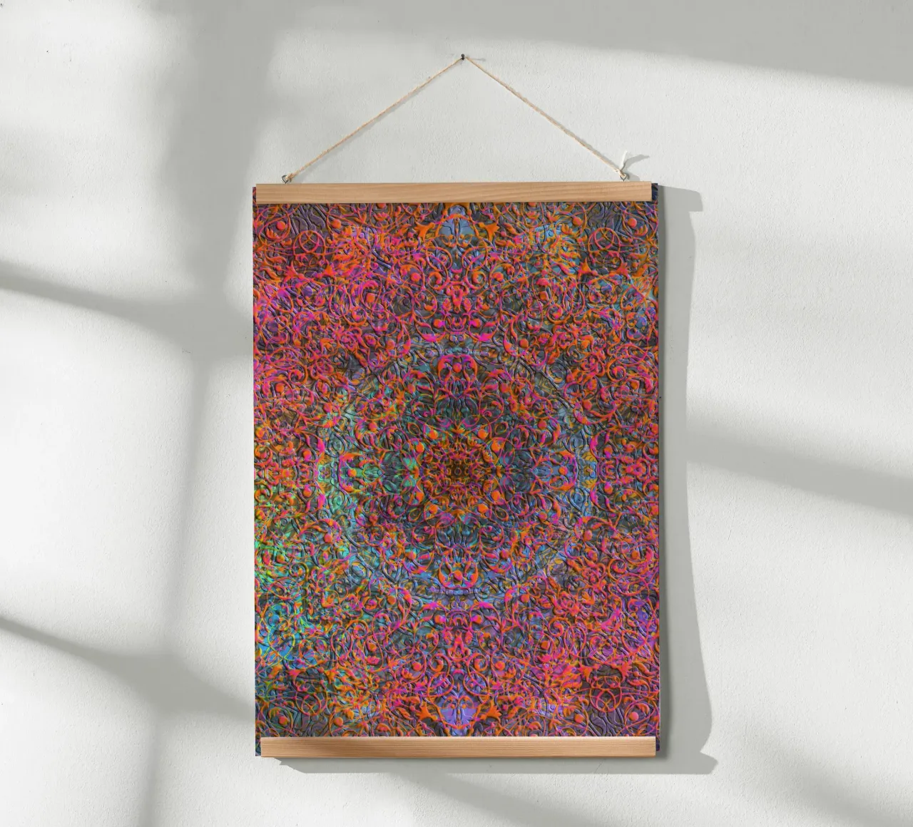 Mandala magico poster con telaio in plastica da Justyna Jaszke JBJart