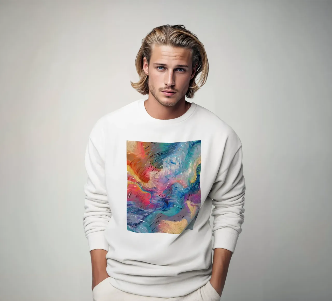 Astrazione guidata dall'anima felpa da 83oranges