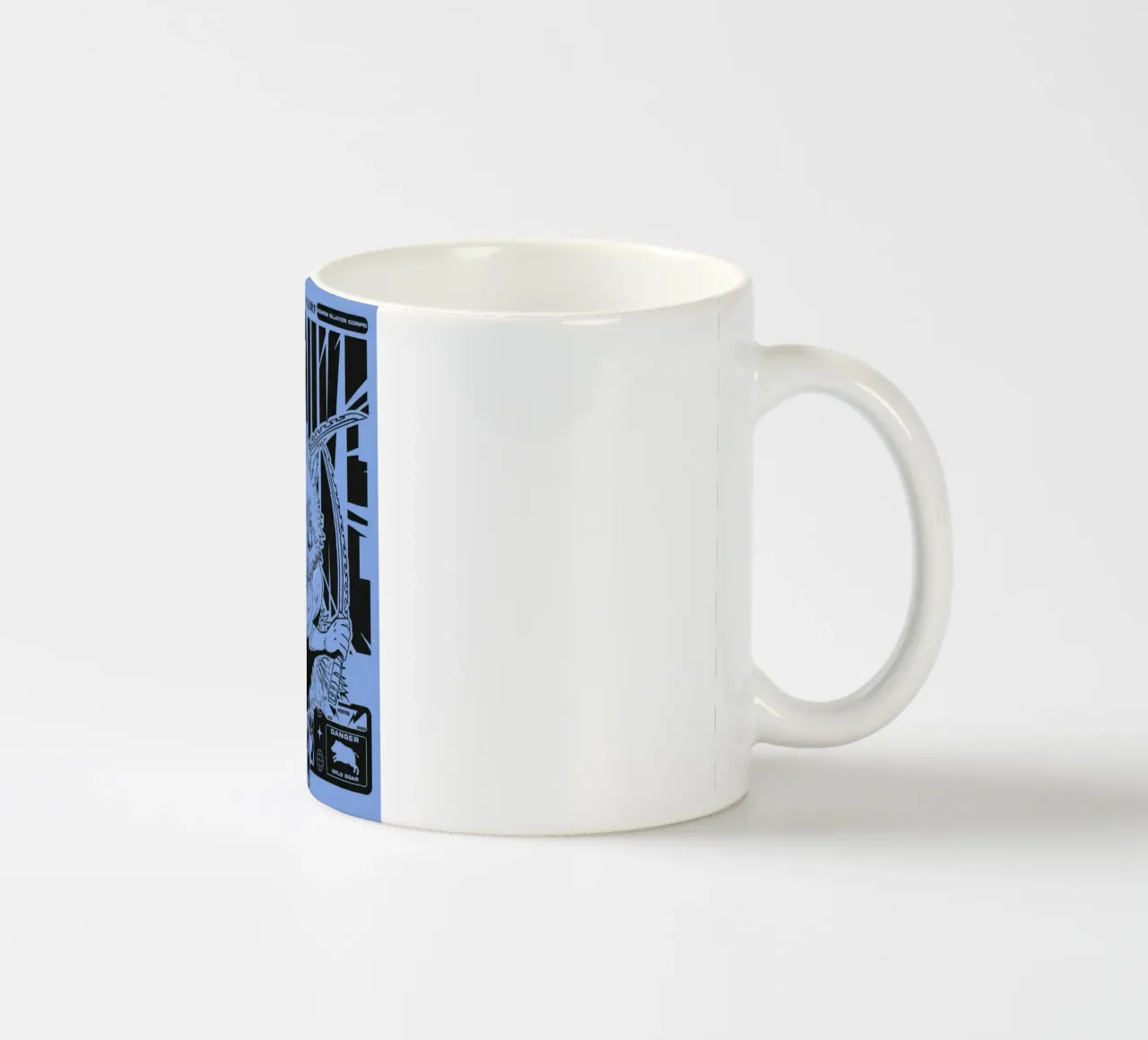 Sillhouette Inosuke Uccisore di Demoni tazza in ceramica da igoshartwrks