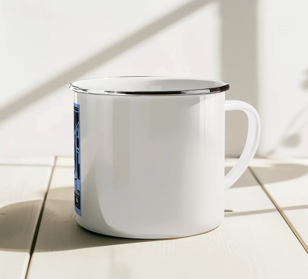 Sillhouette Inosuke Uccisore di Demoni tazza in smalto da igoshartwrks