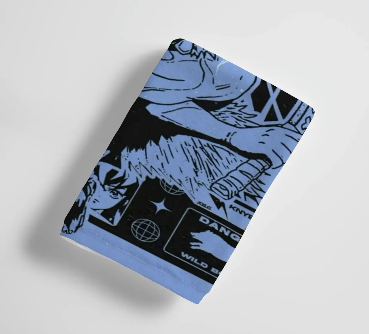 Sillhouette Inosuke Demonendoder badhanddoek van igoshartwrks