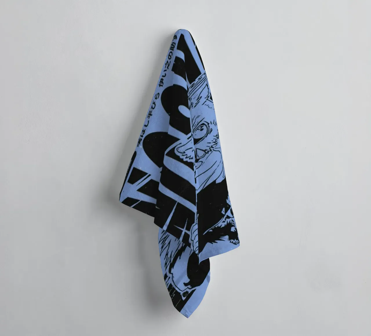 Sillhouette Inosuke Demonendoder badhanddoek van igoshartwrks