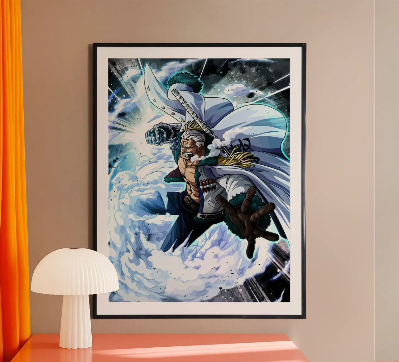 Smoker  The Marine One Piece poster da Dumery Art