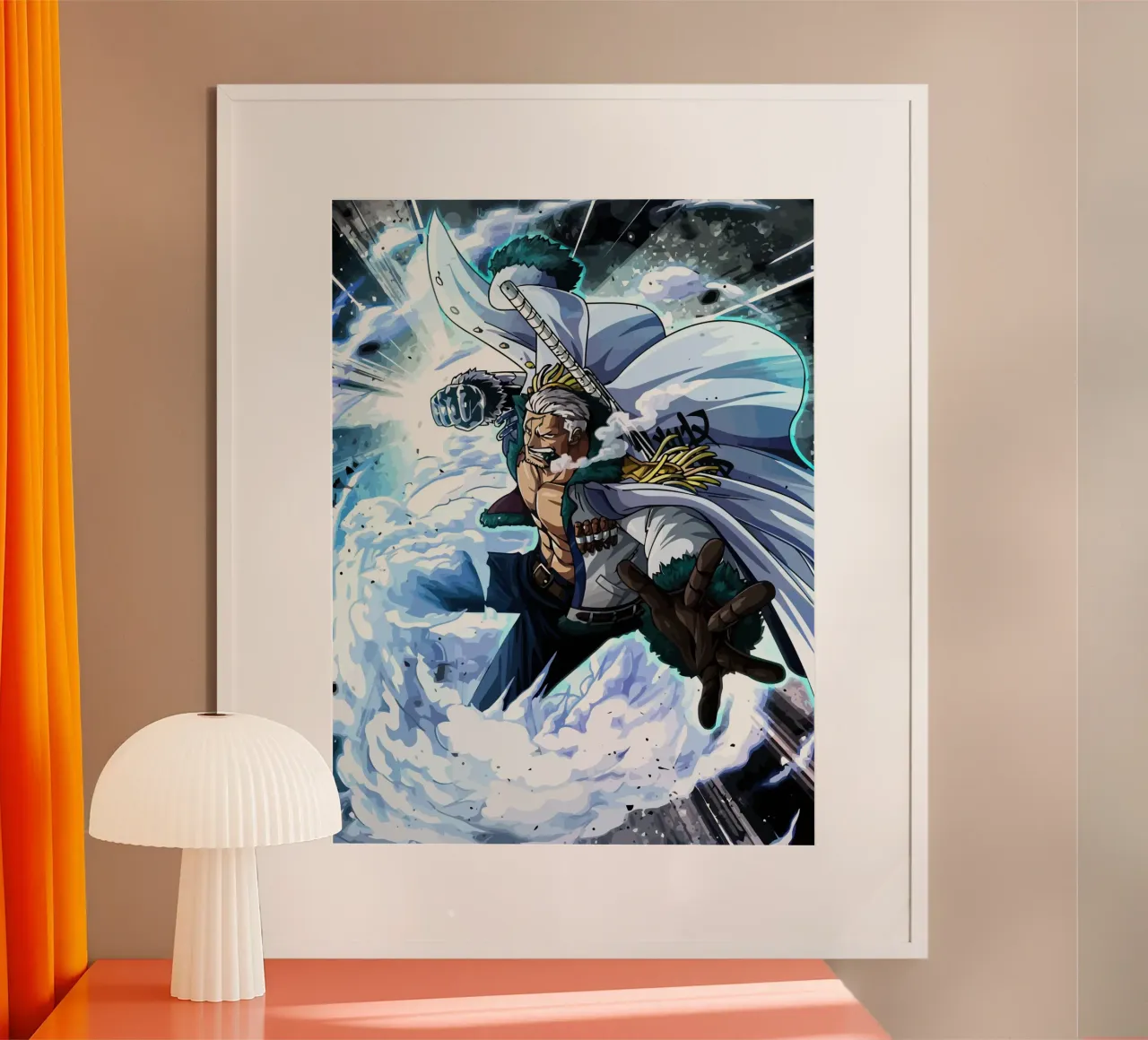 Smoker  The Marine One Piece poster da Dumery Art