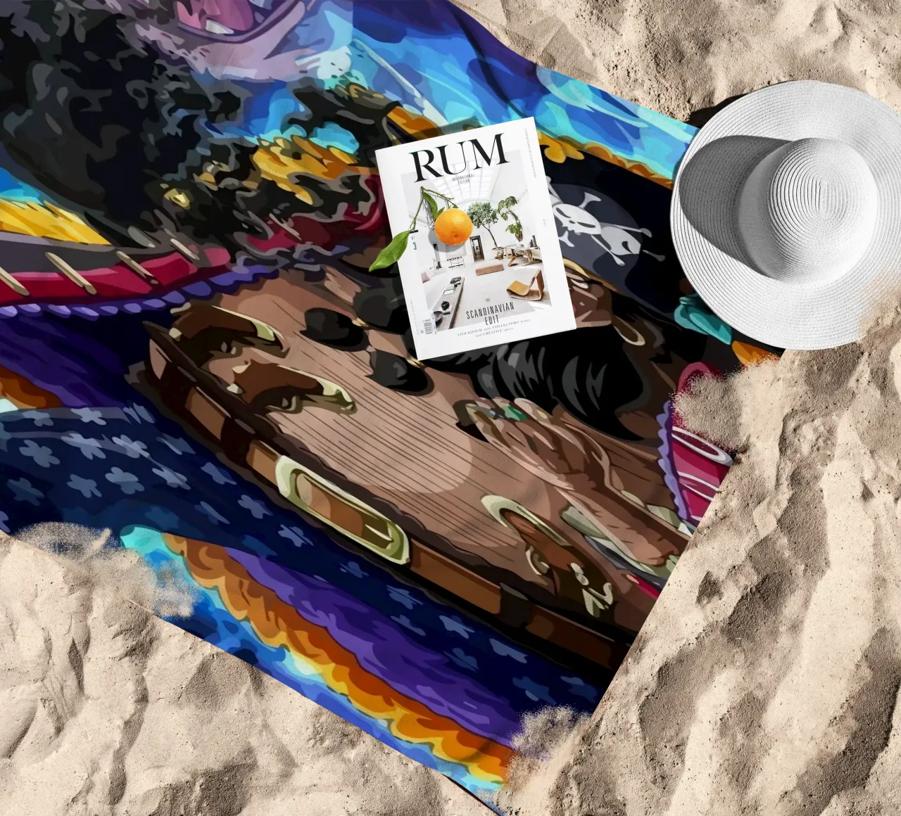 Marshall D Teach One Piece telo mare da Dumery Art