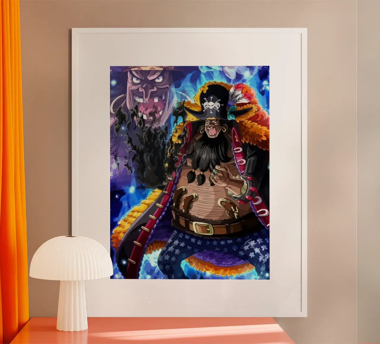 Marshall D Teach One Piece poster con marco de plástico de Dumery Art