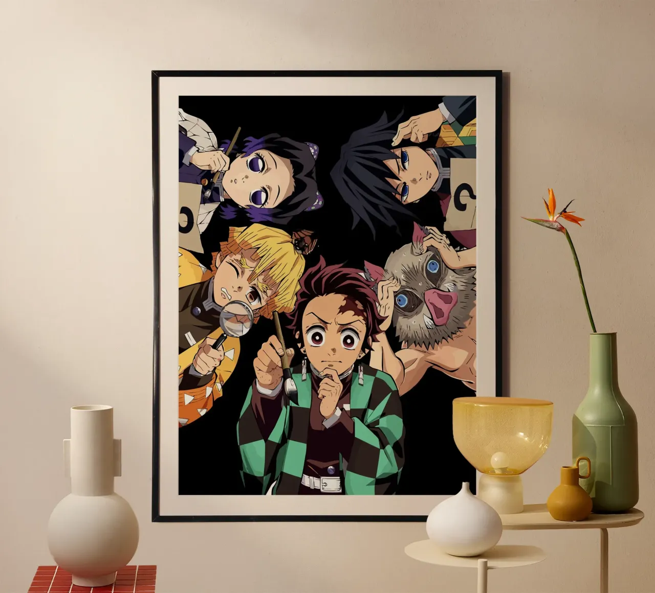 Kimetsu no Yaiba Demon Slayer poster da Dumery Art