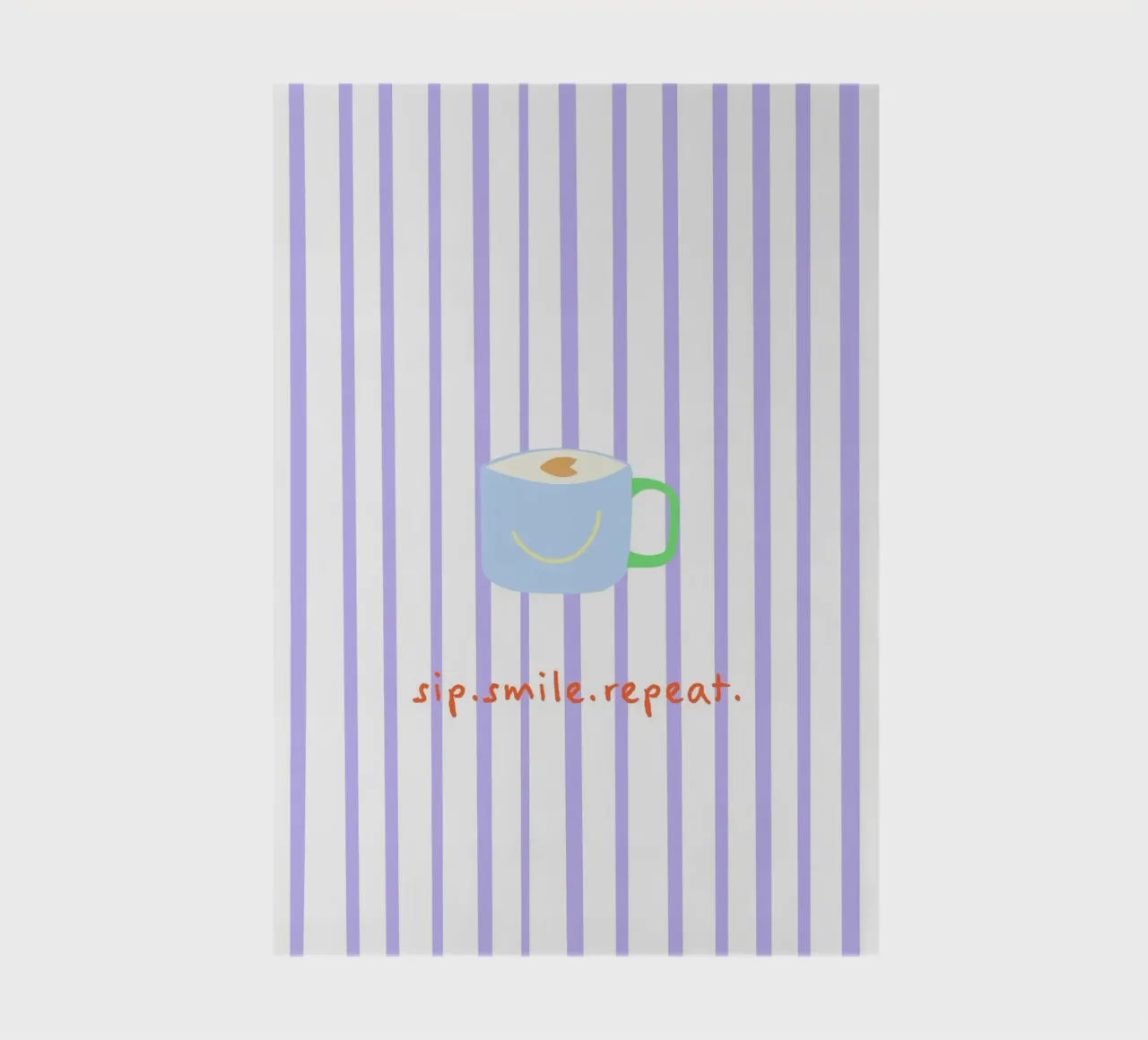 sip.smile.repeat. (Verfügbar in 2 Farbvarianten) notebook by FRICKE DESIGN