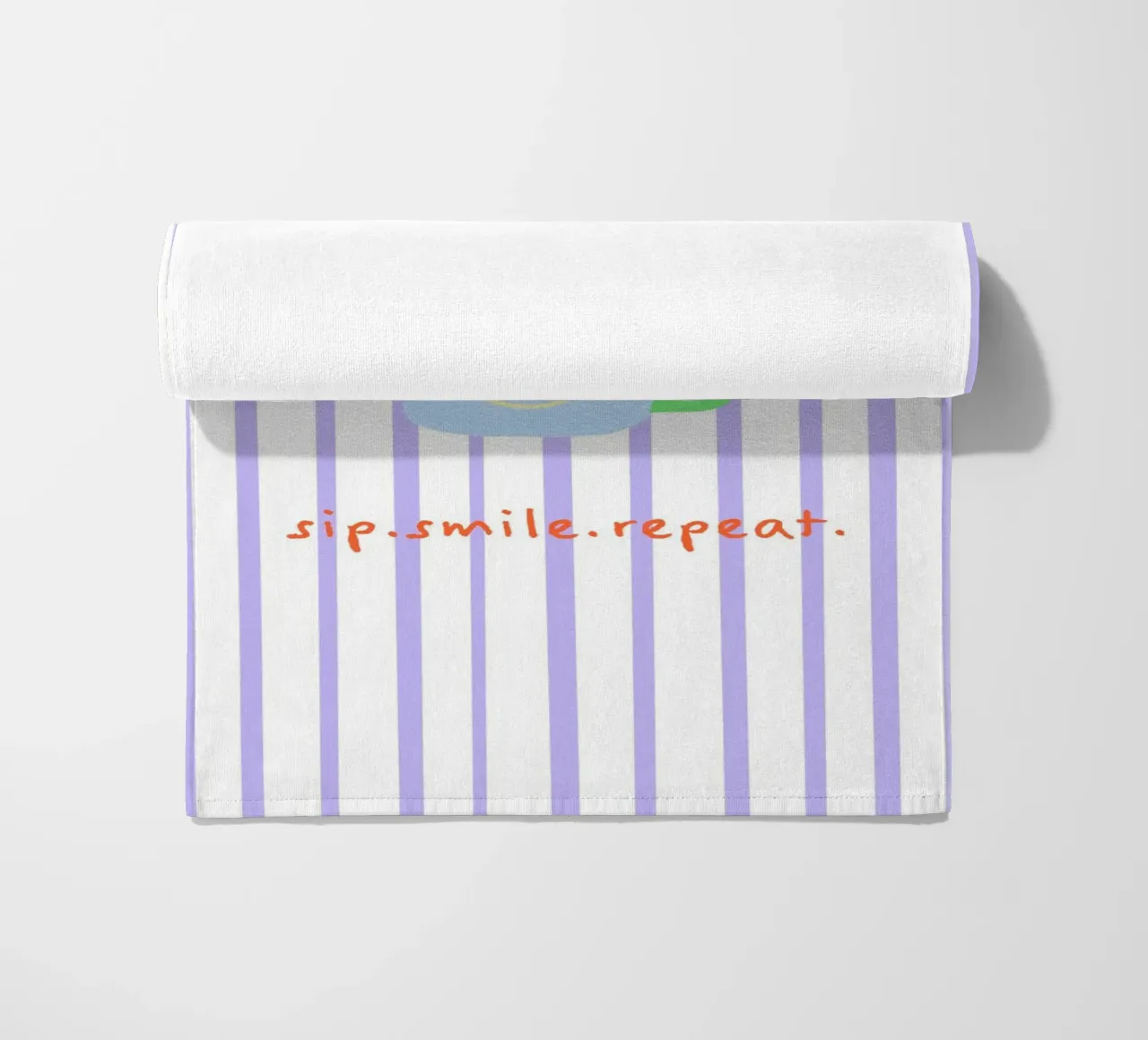 sip.smile.repeat. (Verfügbar in 2 Farbvarianten) telo mare da FRICKE DESIGN
