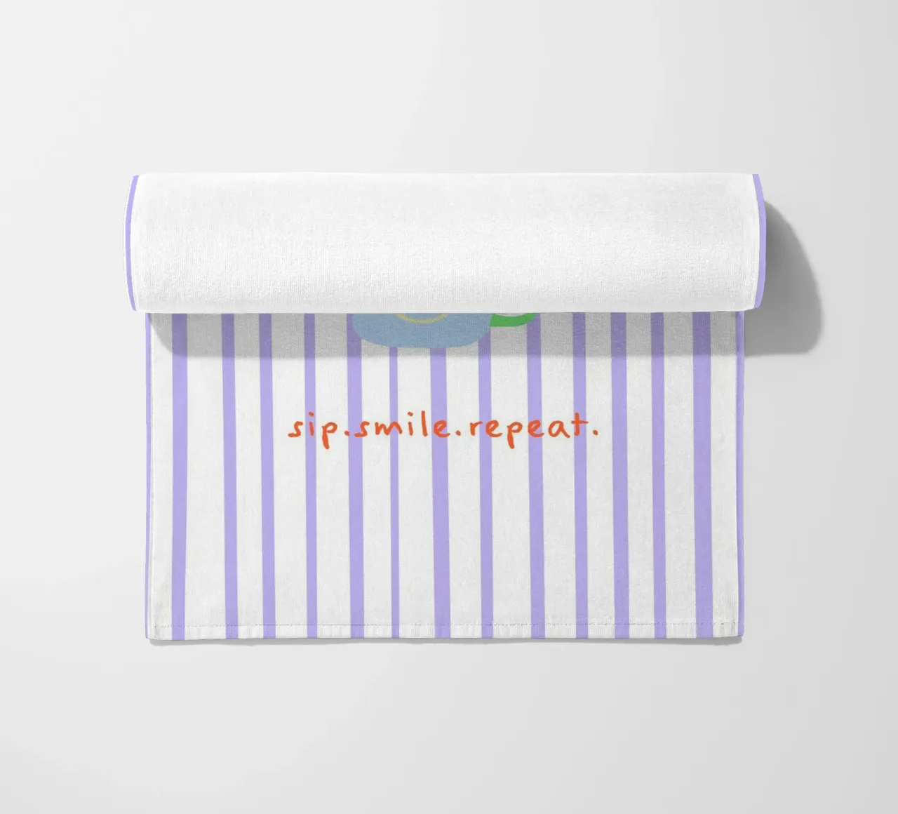 sip.smile.repeat. (Verfügbar in 2 Farbvarianten) telo mare da FRICKE DESIGN
