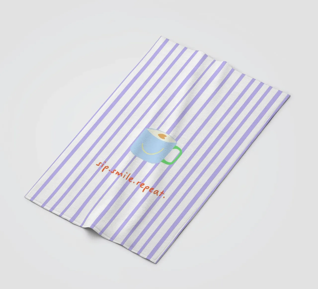 sip.smile.repeat. (Verfügbar in 2 Farbvarianten) coperta in pile da FRICKE DESIGN