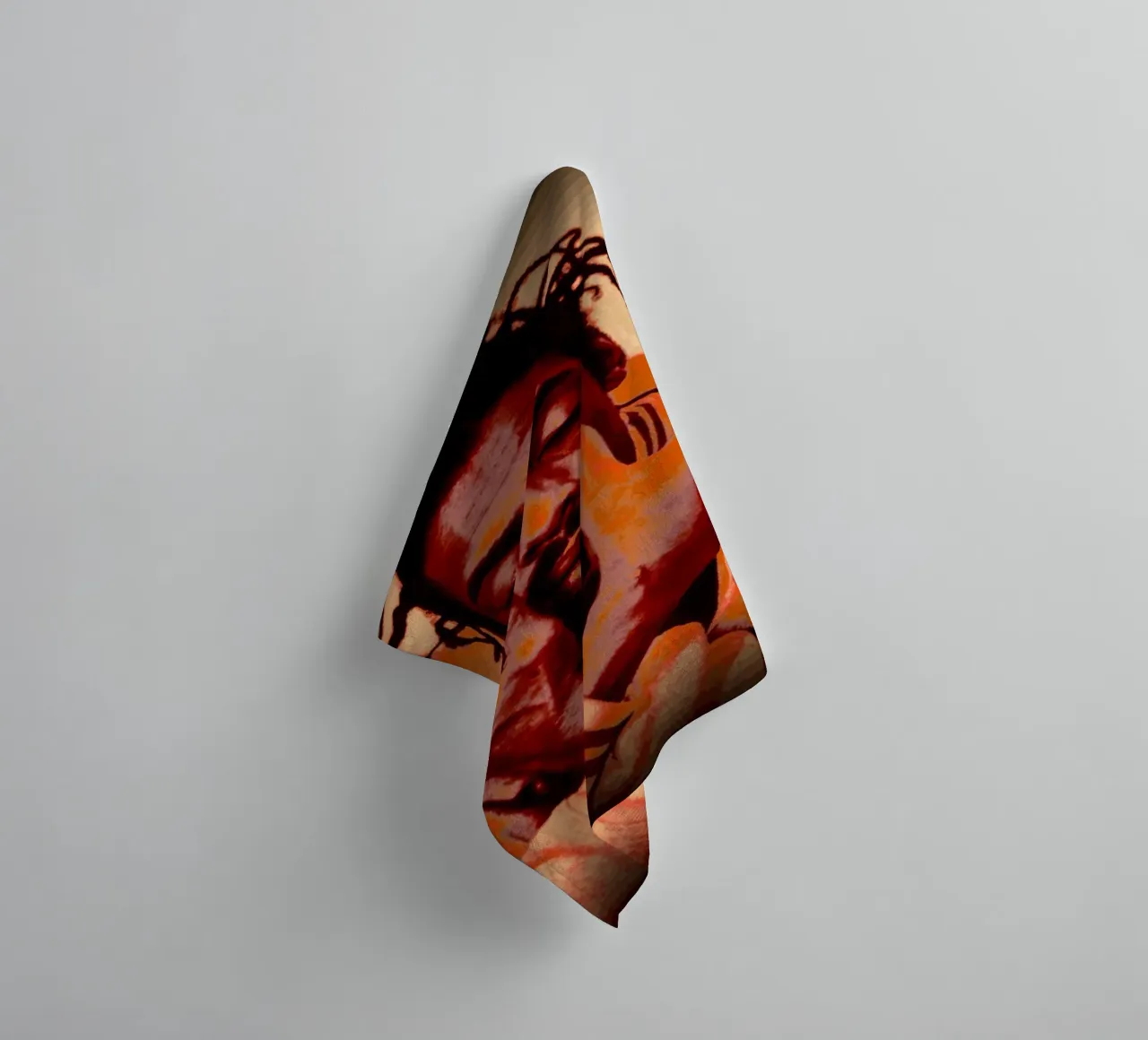 Coolio in loving memory towel by Lembayung art