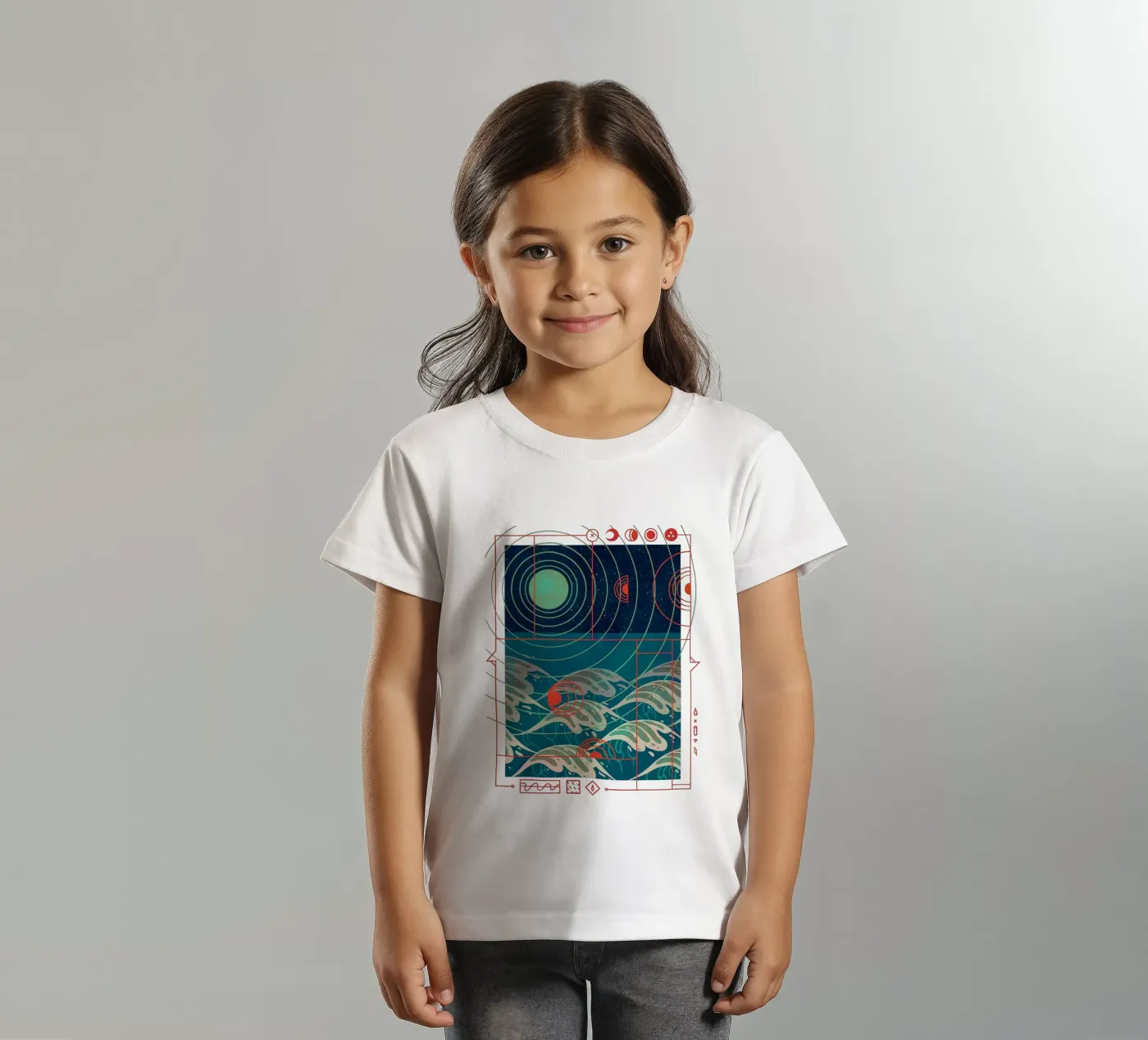 Tides t-shirt bambini da againstbound