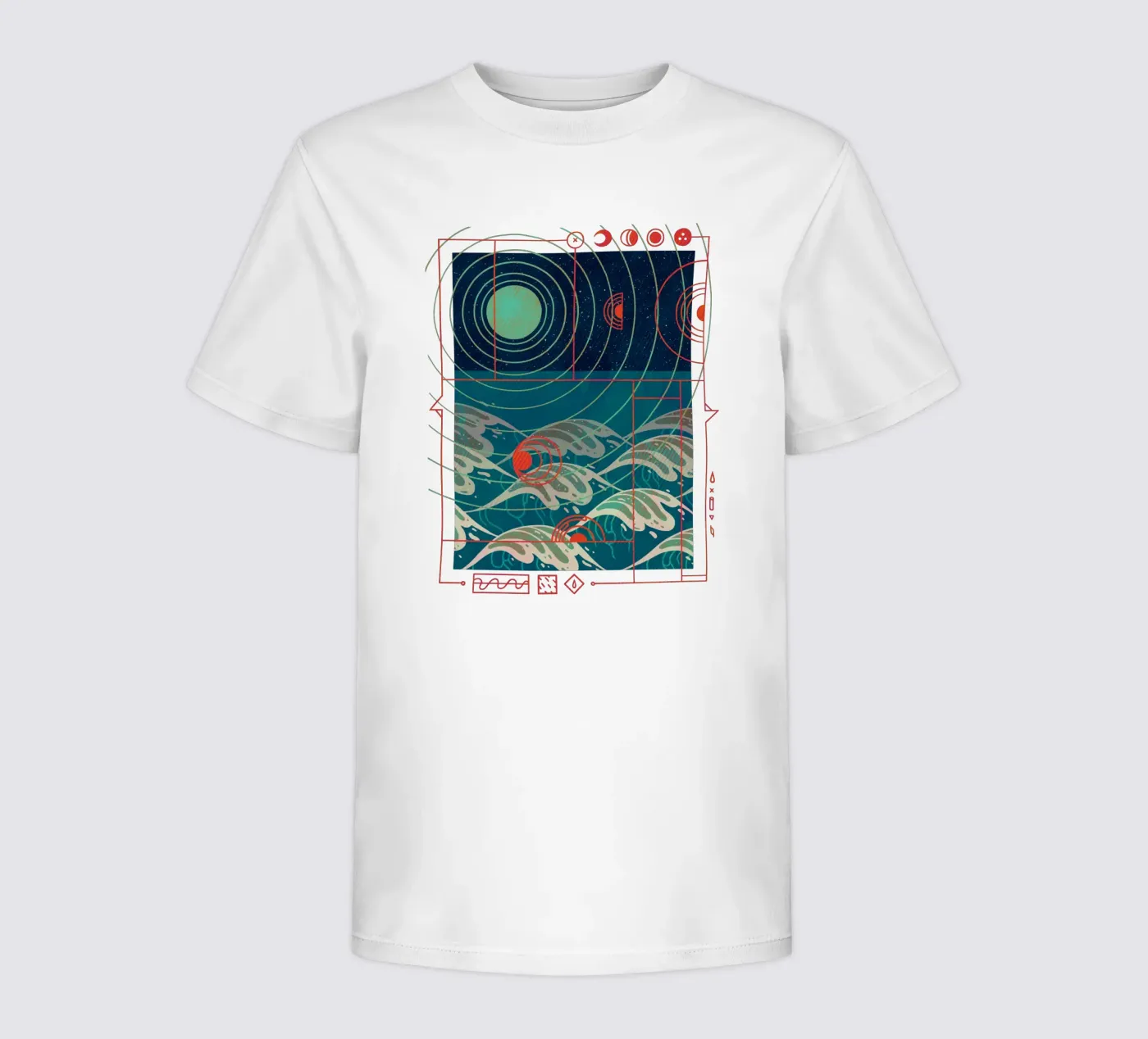 Tides t-shirt bambini da againstbound