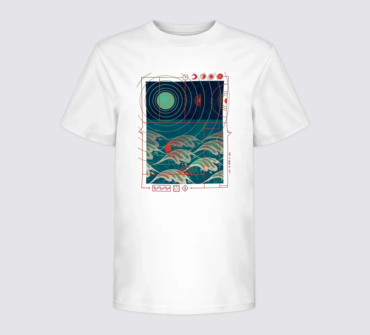 Tides t-shirt bambini da againstbound