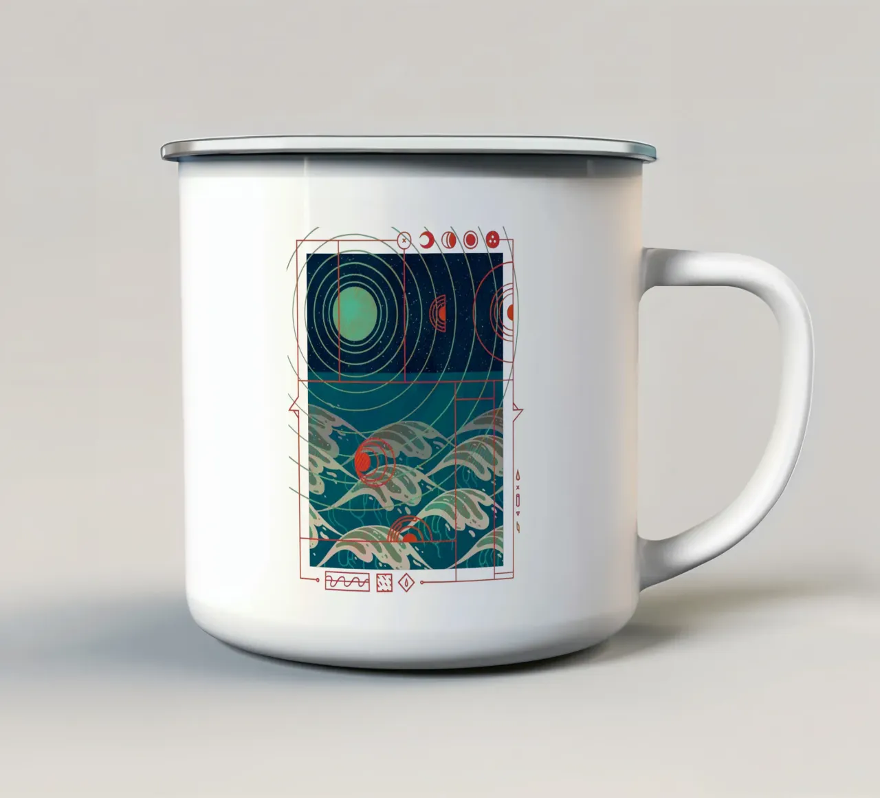 Tides tazza in smalto da againstbound
