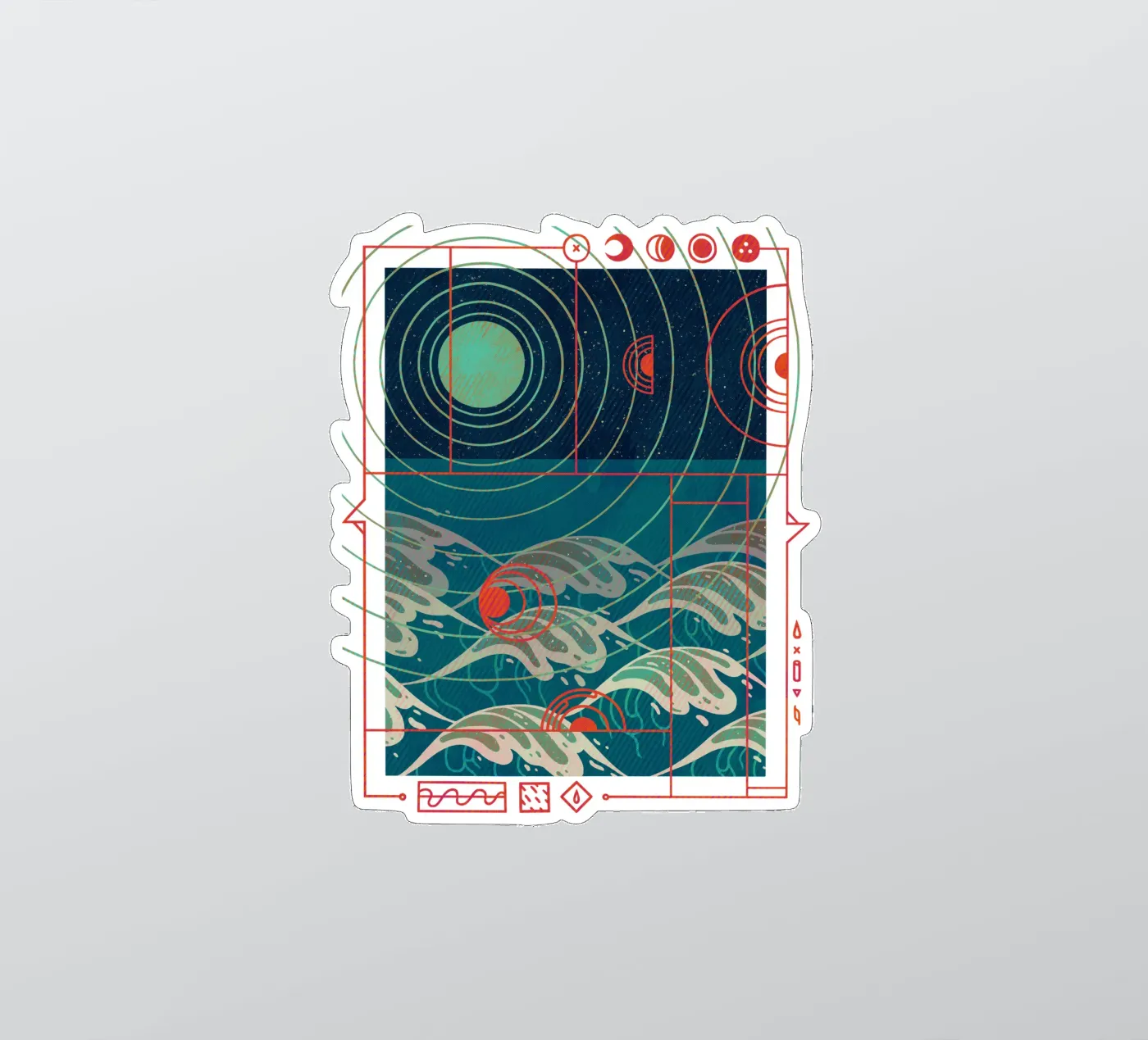 Tides sticker by againstbound