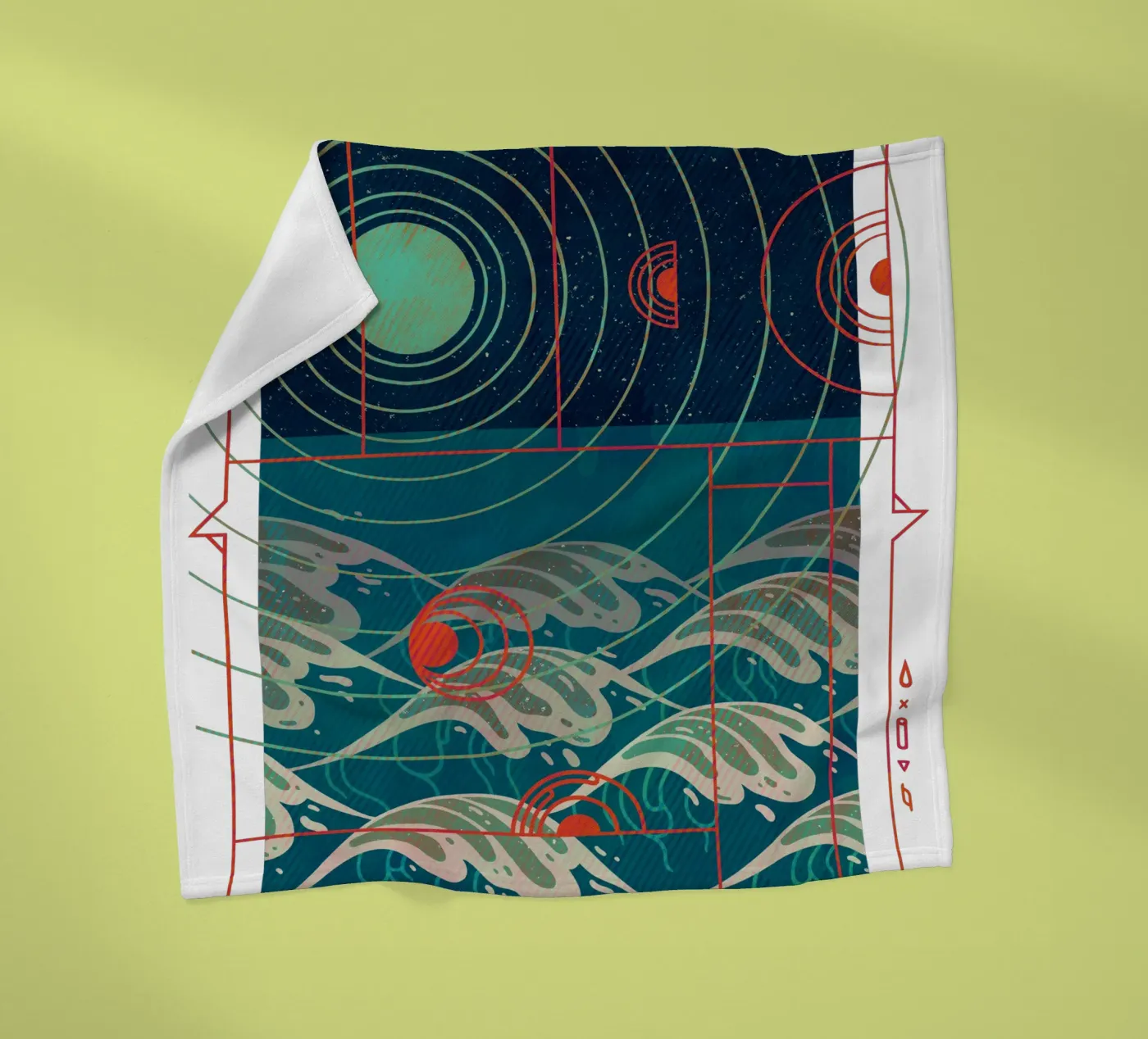 Tides Fleecedecke von againstbound