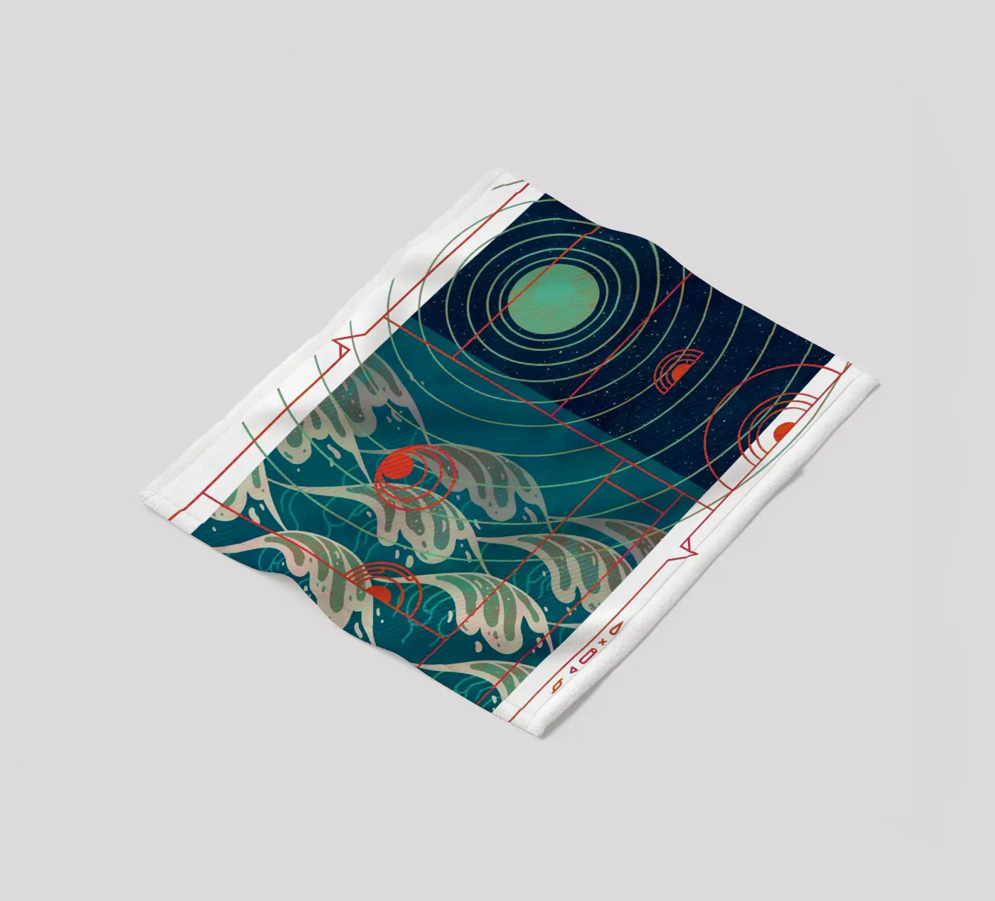 Tides Fleecedecke von againstbound