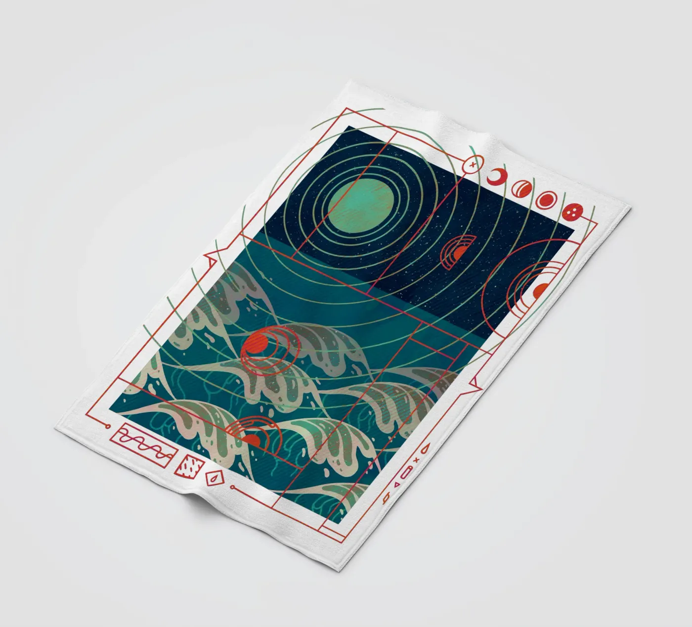 Tides Fleecedecke von againstbound