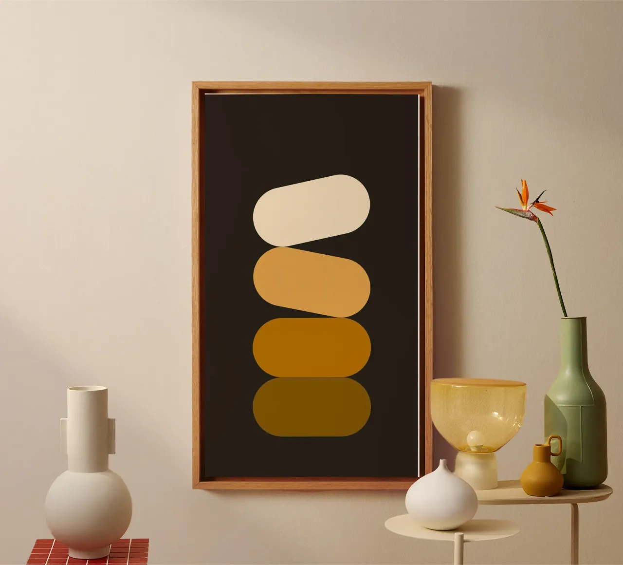 shape cute in gradient tela con Cornice a cassetta da jasnet