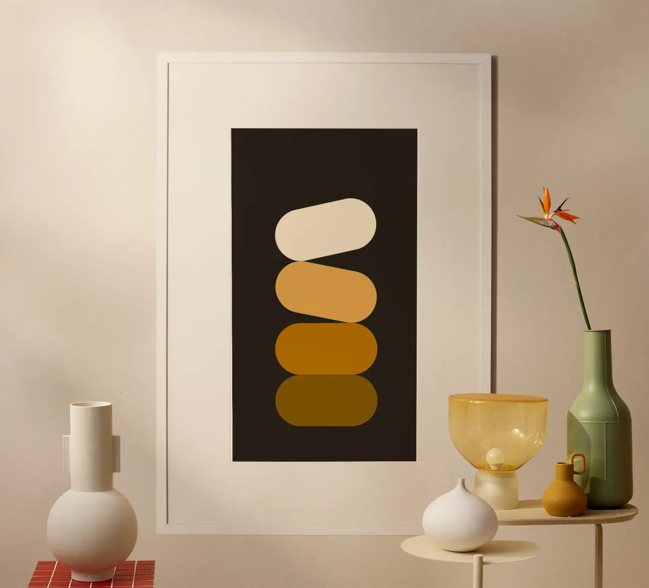 shape cute in gradient poster de jasnet