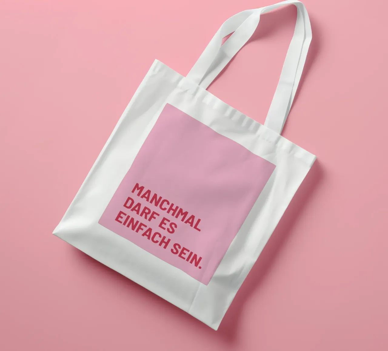 Manchmal darf es einfach sein borsa in juta da DigiWunderwerk