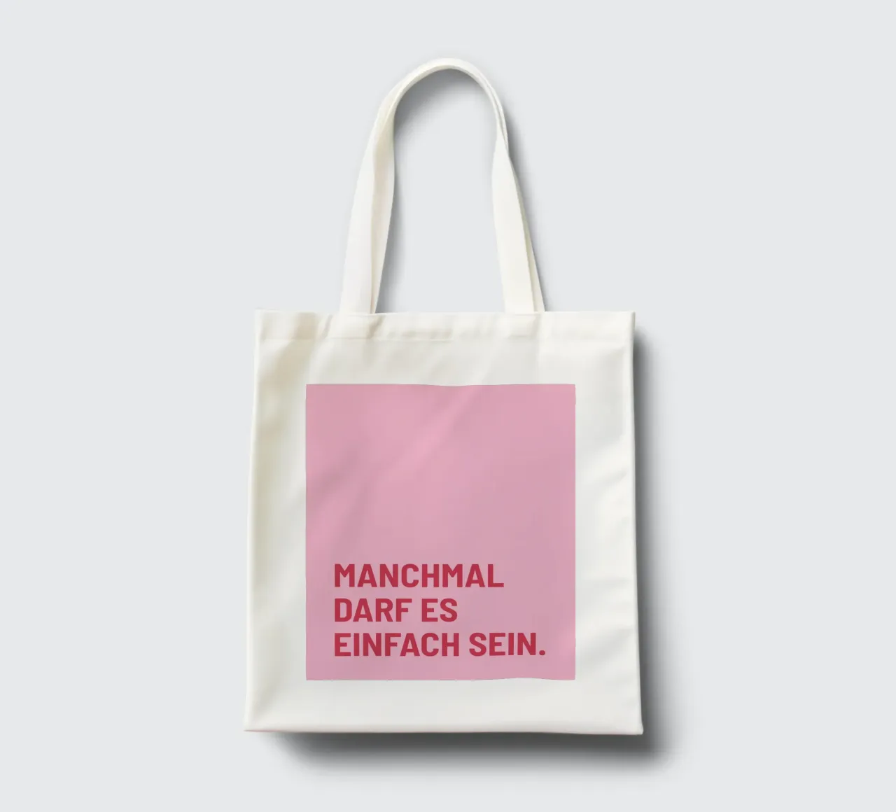 Manchmal darf es einfach sein borsa in juta da DigiWunderwerk