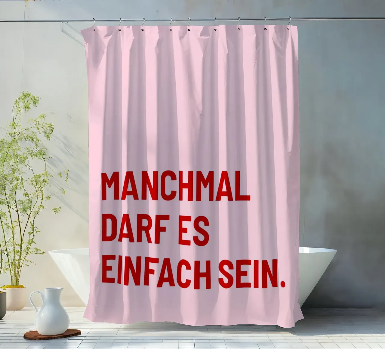 Manchmal darf es einfach sein tenda da doccia da DigiWunderwerk