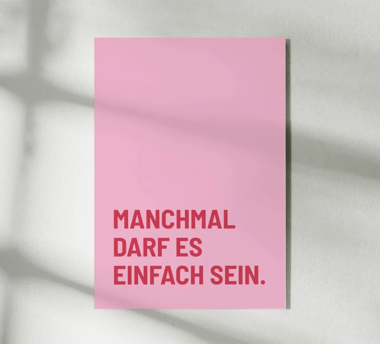 Manchmal darf es einfach sein plexiglass da DigiWunderwerk
