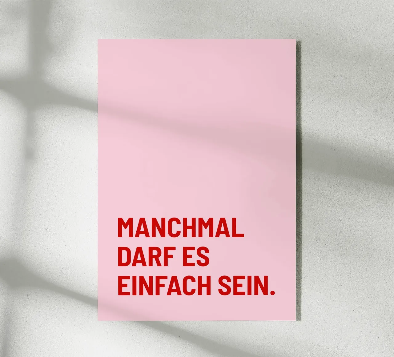 Manchmal darf es einfach sein plexiglass da DigiWunderwerk