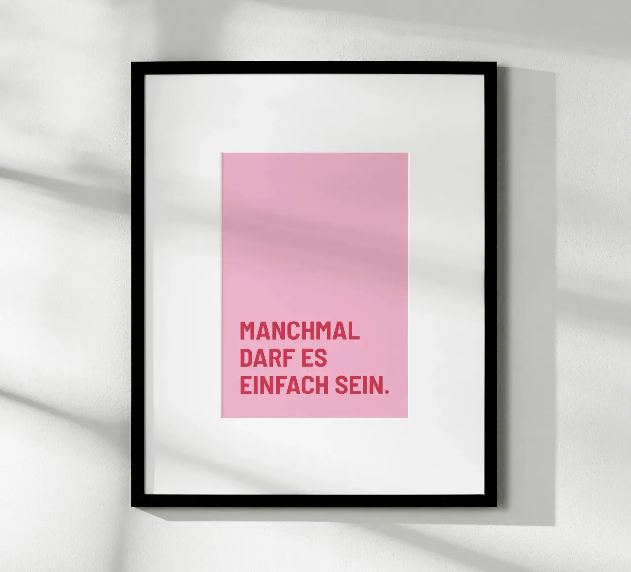 Manchmal darf es einfach sein carta hahnemühle da DigiWunderwerk