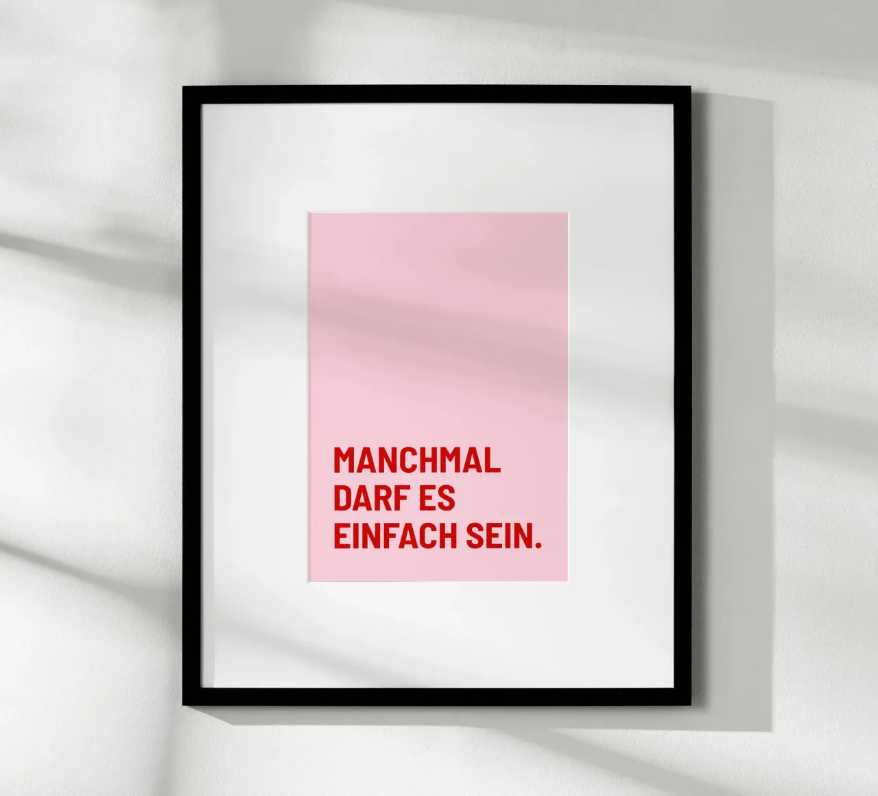 Manchmal darf es einfach sein carta hahnemühle da DigiWunderwerk