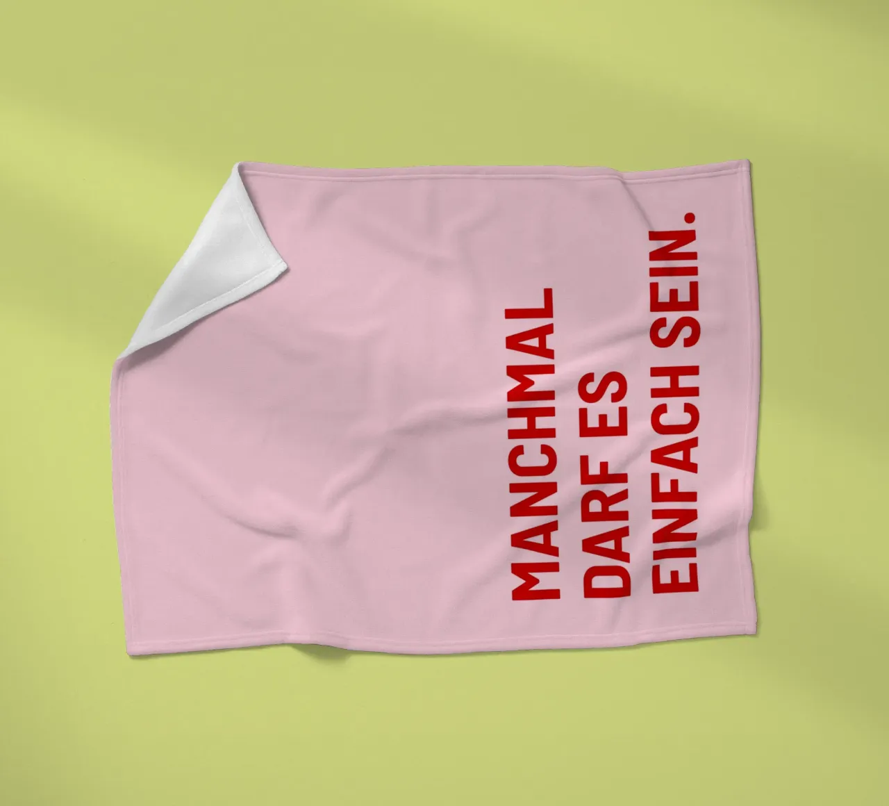 Manchmal darf es einfach sein coperta in pile da DigiWunderwerk