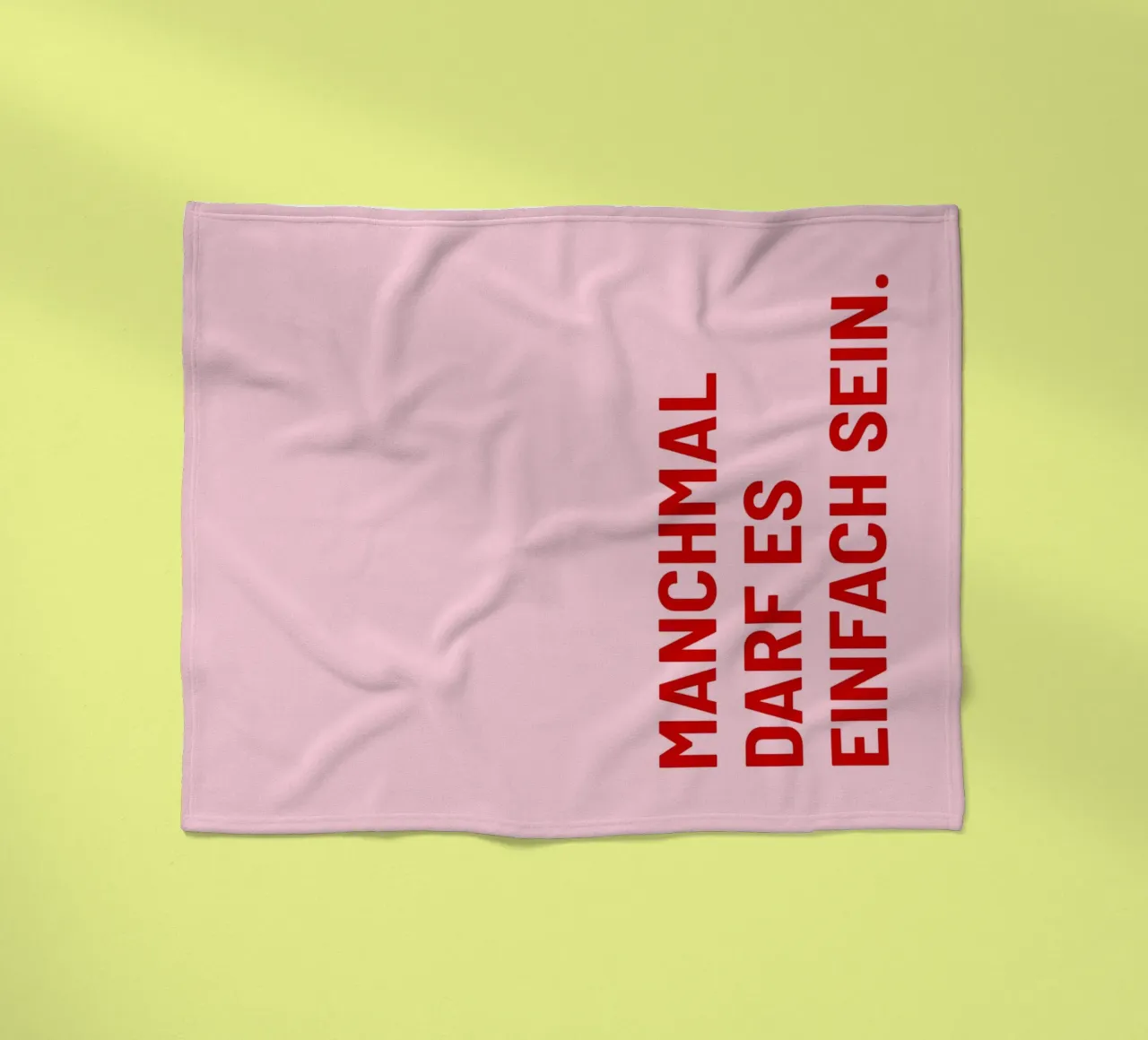 Manchmal darf es einfach sein coperta in pile da DigiWunderwerk