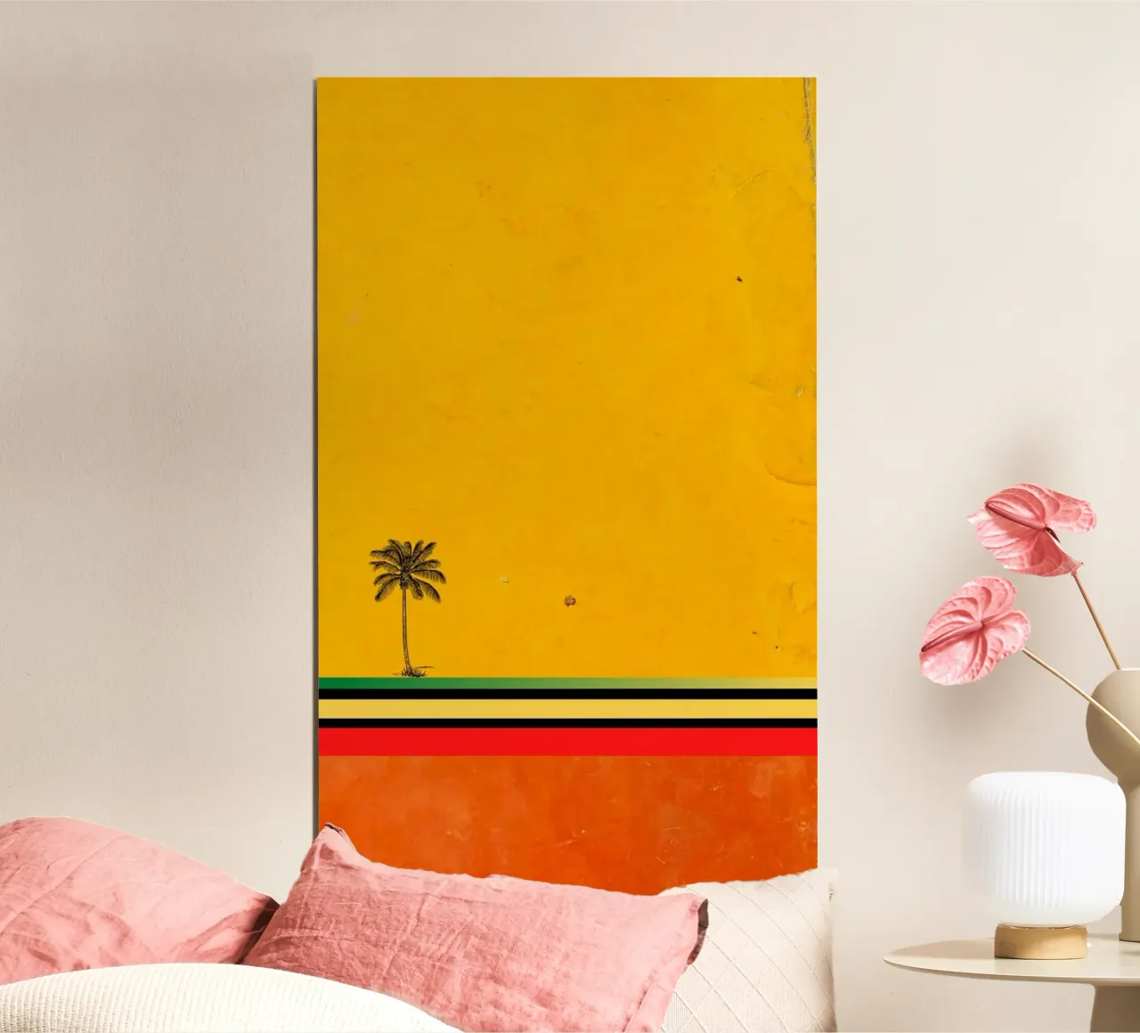 nature in yellow background poster da jasnet