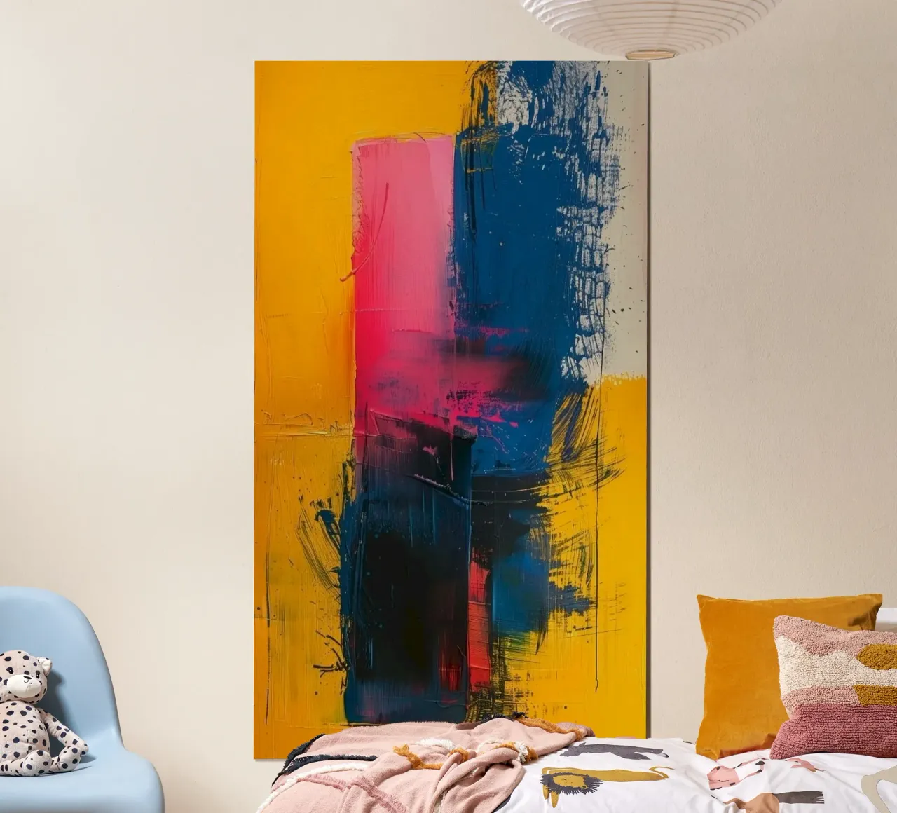 water draw the color poster con telaio in plastica da jasnet