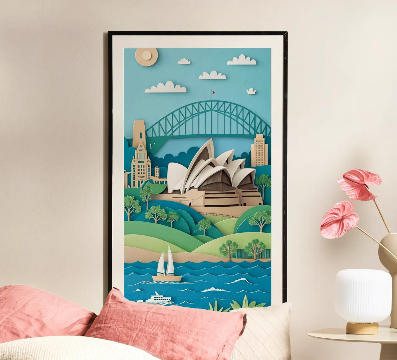 sydney in canvas poster da vicgaler