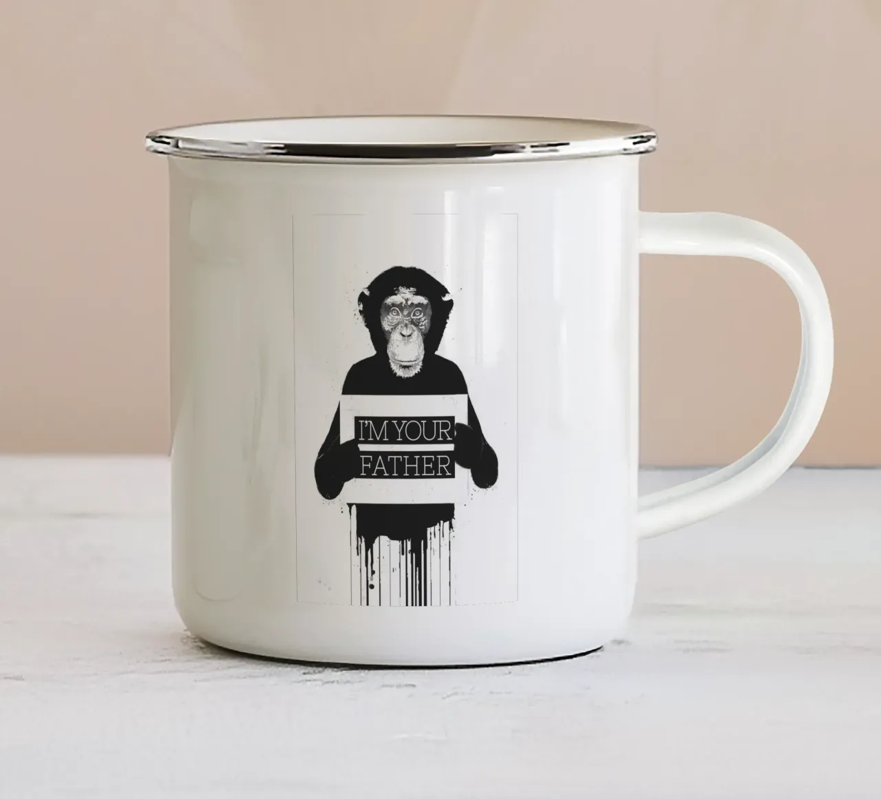I'm your father II tazza in smalto da Balazs Solti