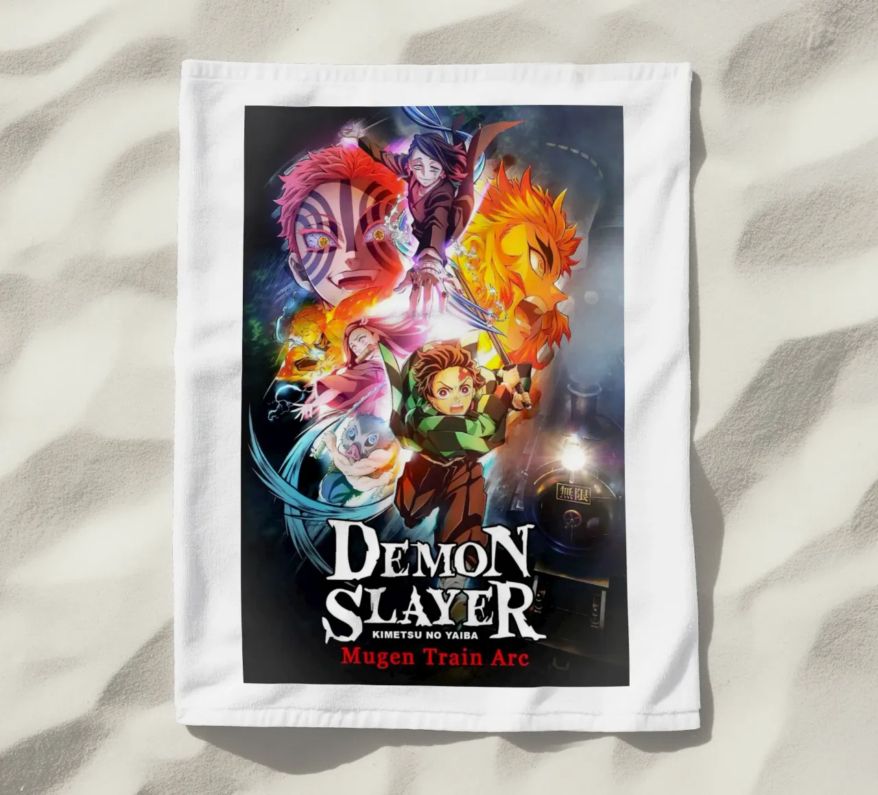 Tanjiro Kimetsu Ammazzademoni Classico telo mare da igoshartwrks