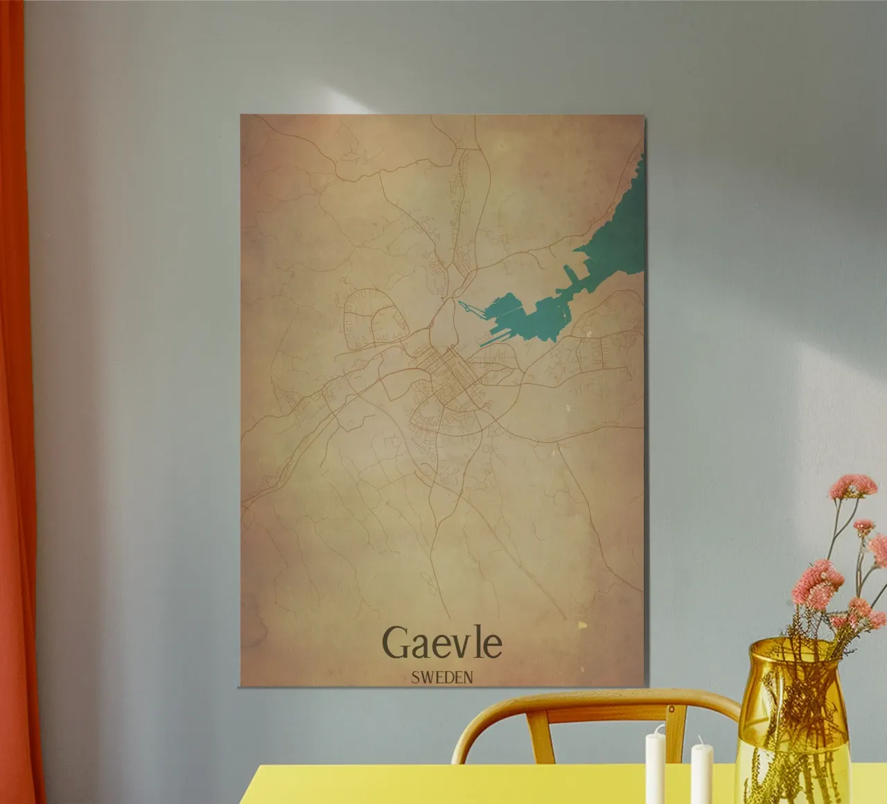Gaevle SWEDEN poster da WorldPrint