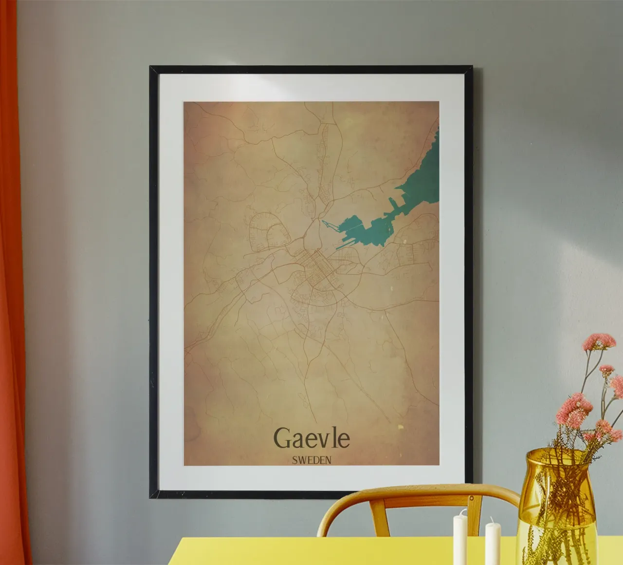 Gaevle SWEDEN poster da WorldPrint