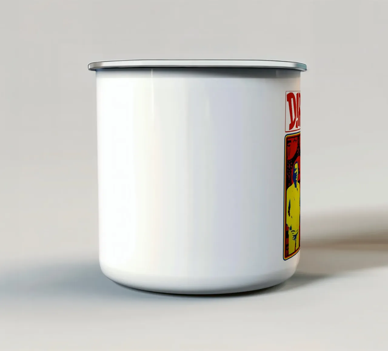 Pop vintage dei Dire Straits tazza in smalto da grass.studio_