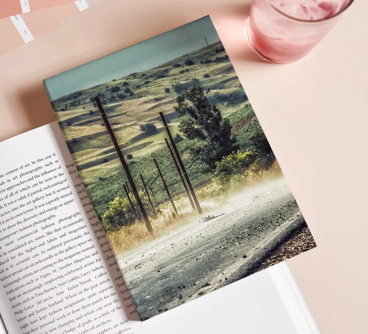 The Empty Curve – Dust, Light & Silence notebook by jay