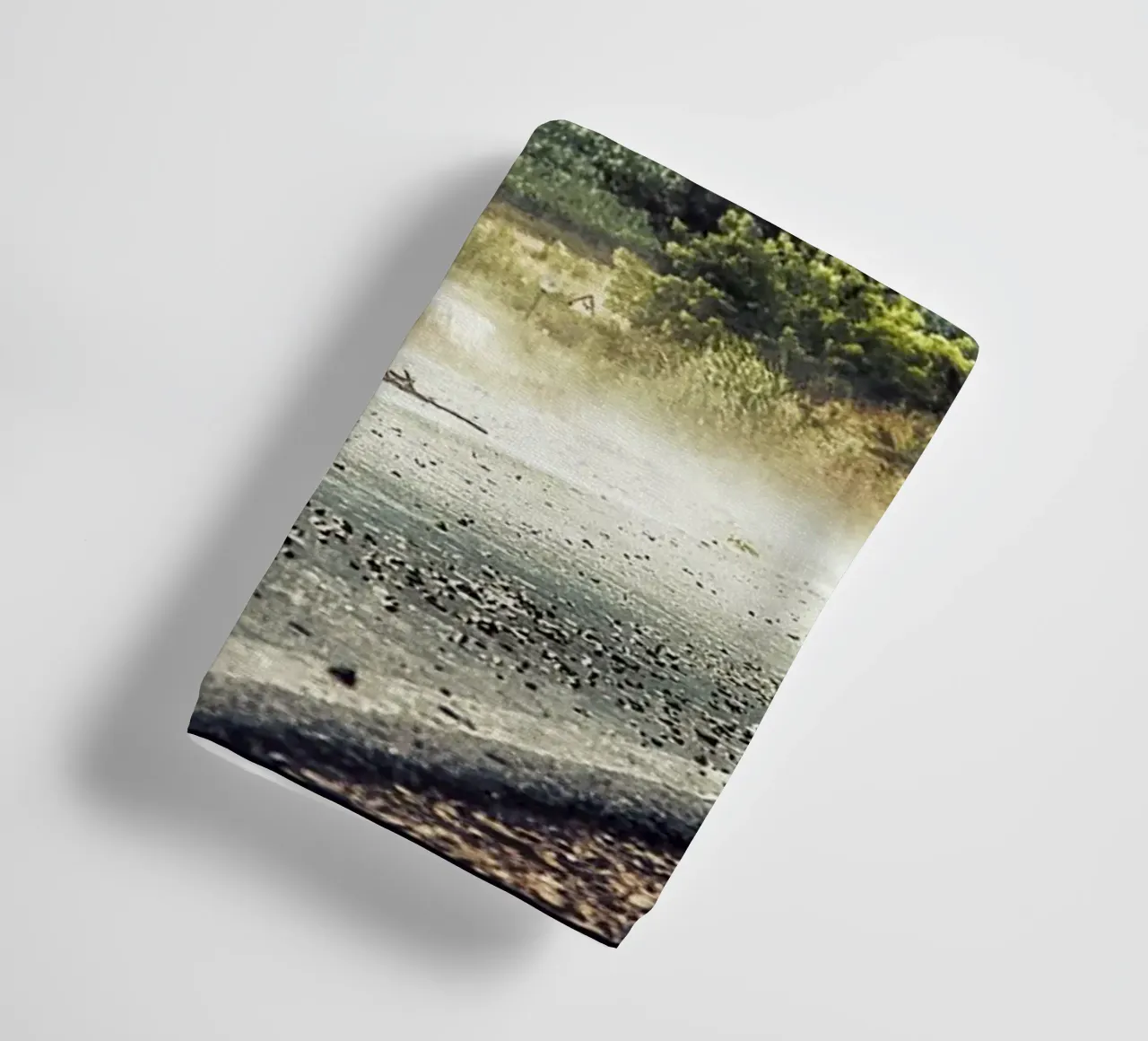 The Empty Curve – Dust, Light & Silence towel by jay