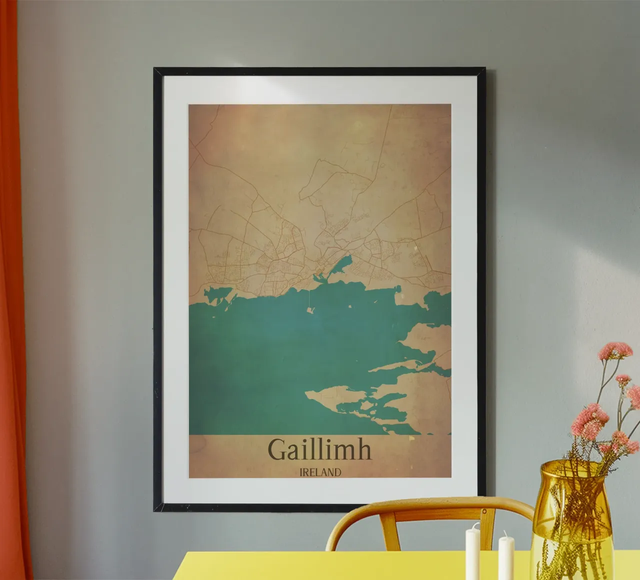 Gaillimh IRELAND poster da WorldPrint