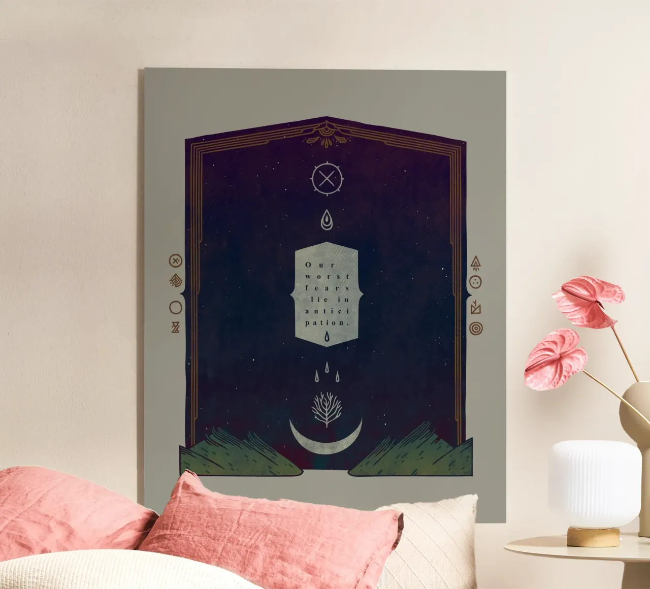 Fears acrylic glass by againstbound