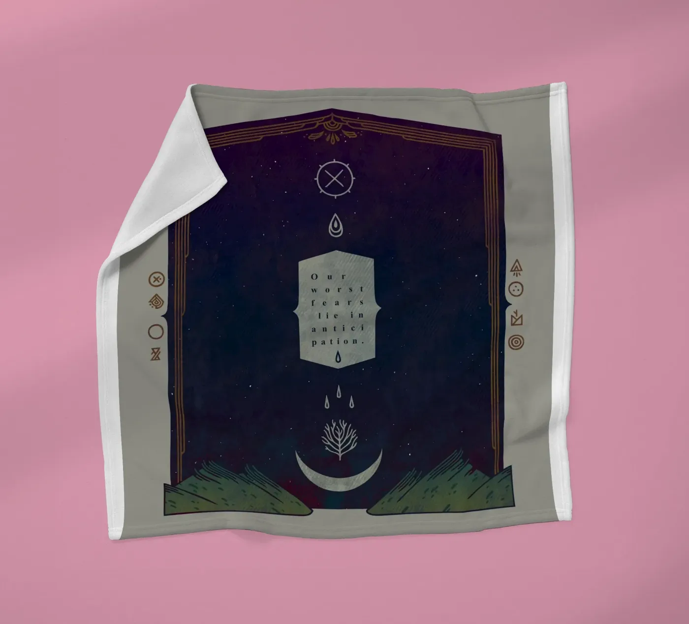 Fears plaid polaire de againstbound