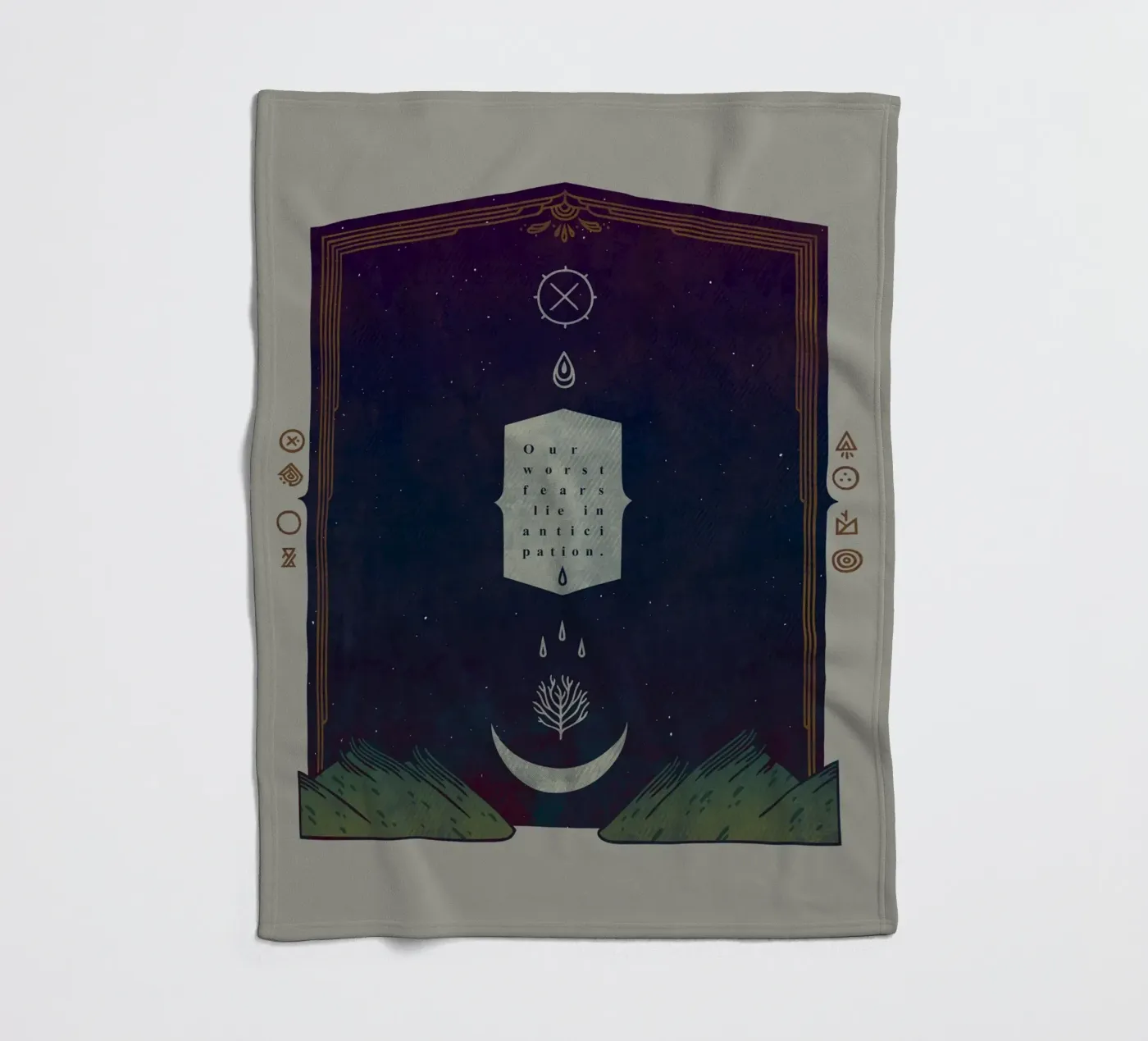 Fears plaid polaire de againstbound